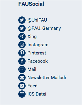 Änderung der Verwaltung von Social Media Icons