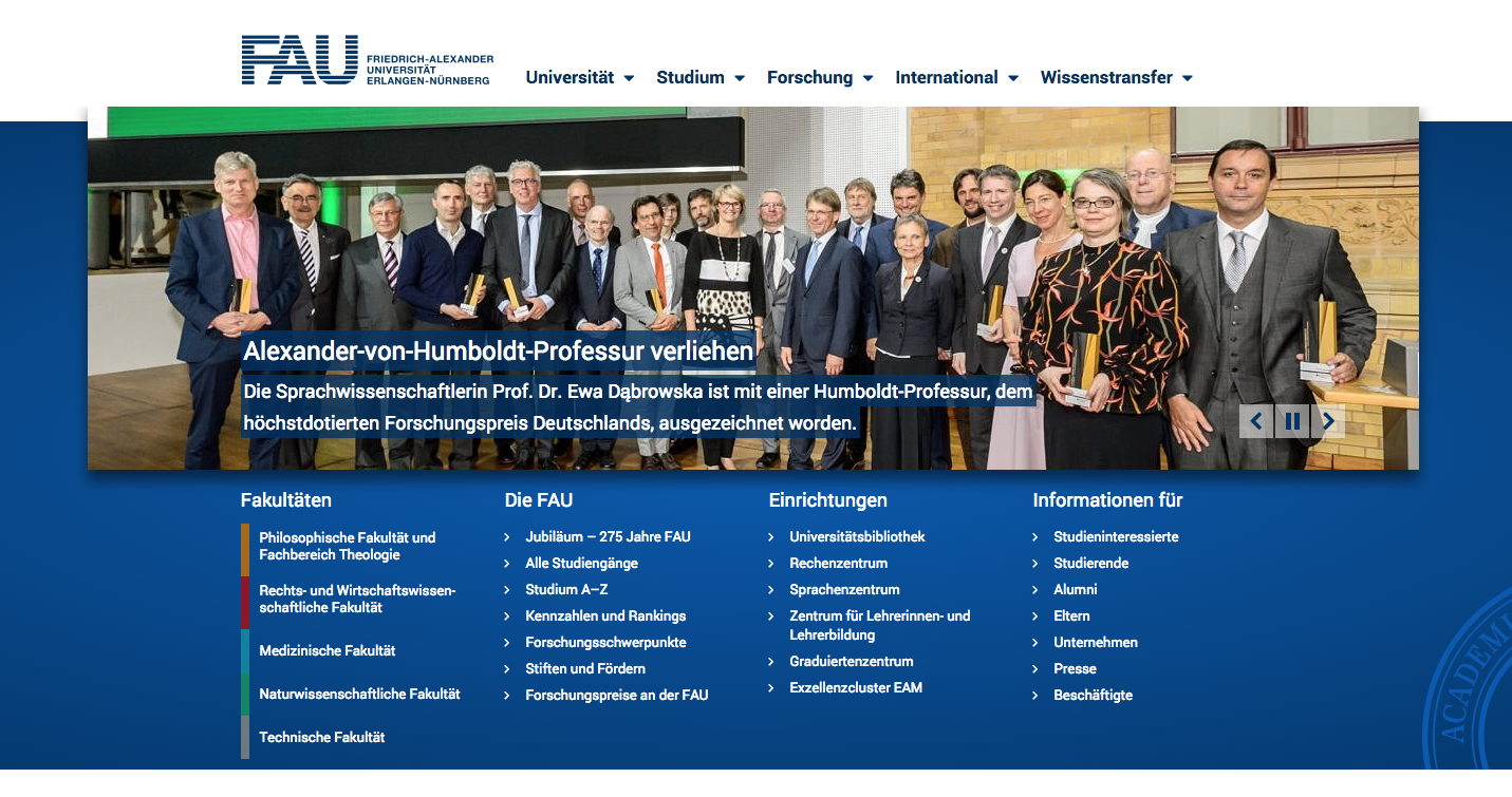 Screenshot alte Darstellung