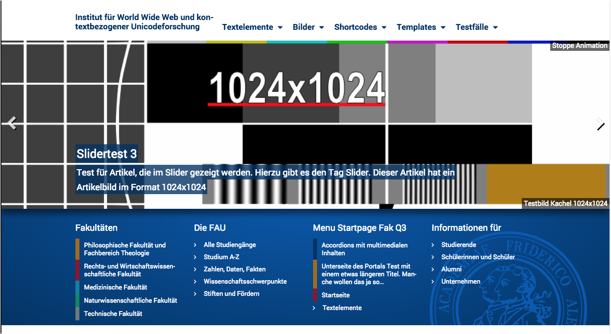 Screenshot neue Darstellung
